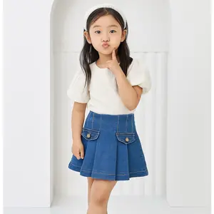 Rok Celana Saku Anak perempuan Jeans premium