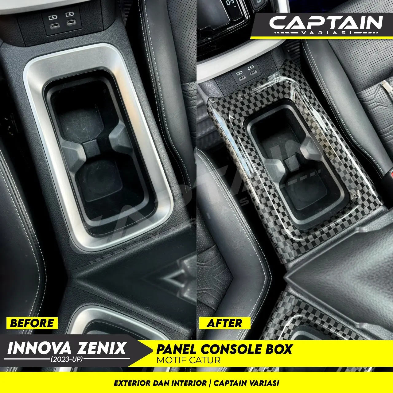 Panel Console Box Innova Zenix 2023-2025 V2 Carbon
