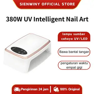 SIENWINY  380W UV  Intelligent Nail Art Nail UV Lamp Alat Pengering Kuku Nail Art Kutek Gel Nail UV Dryer Lampu