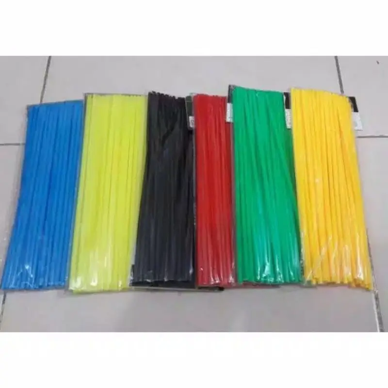 Aksesoris Motor Cover Pipet Jari Jari Sepeda Motor Ukuran panjang Ring 24cm/240mm Warna Kilat 1