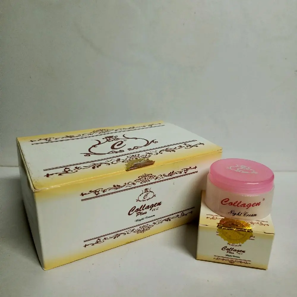 Cream collagen malam lusinan isi 12pcs Pelembab Wajah Moisturizer Mengencangkan