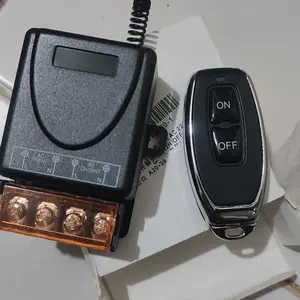 Saklar Remote Control Wireless Switch 30A High Power DC 9-80V AC 220V Relay Receiver Kit 433MHz Jarak Jauh untuk Lampu Pompa Air Motor Listrik Modul Modifikasi Sirkuit