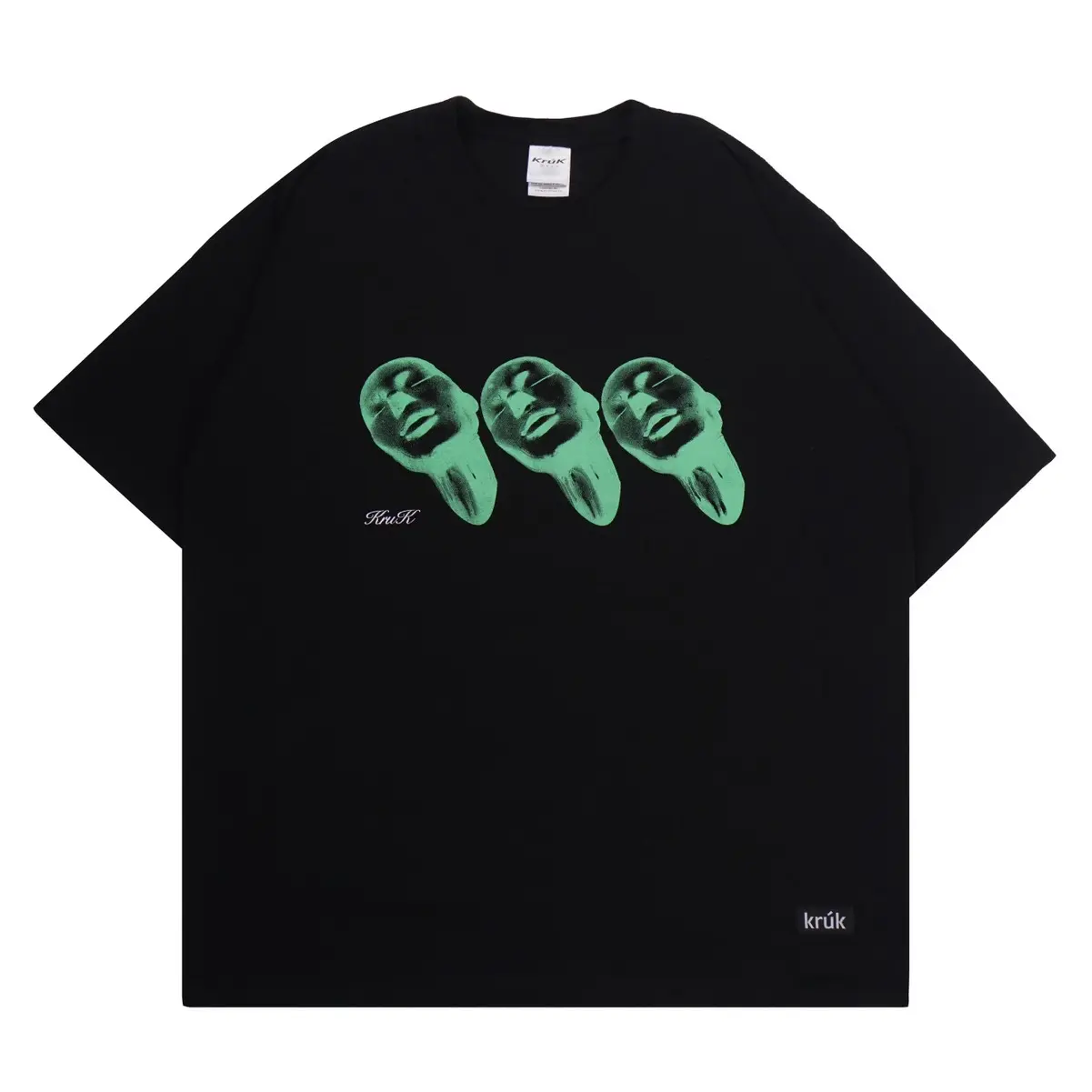 Kruk T shirt Kaos Baju Hitam Resign