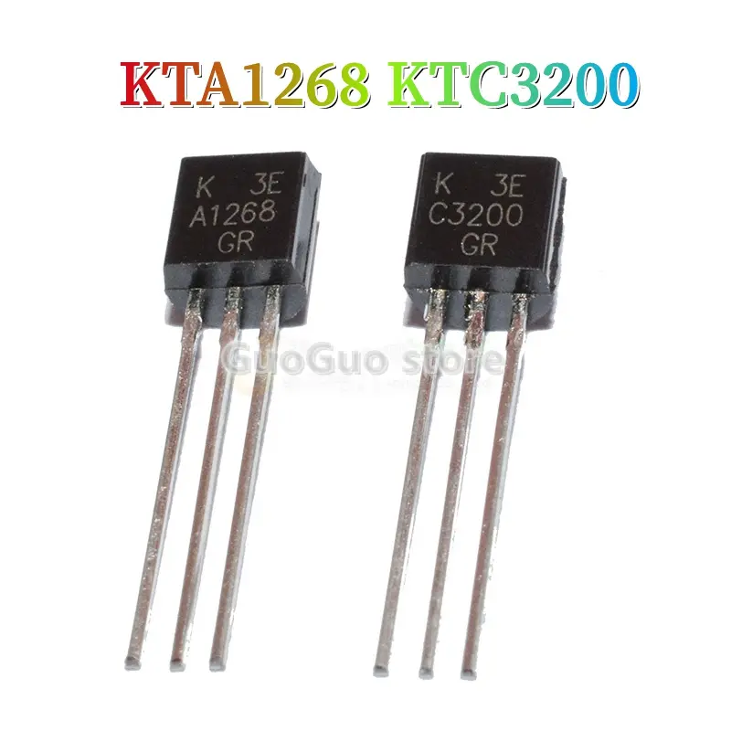 20pcs KTA1268 KTC3200 TO-92 A1268 C3200 TO92 Transistor