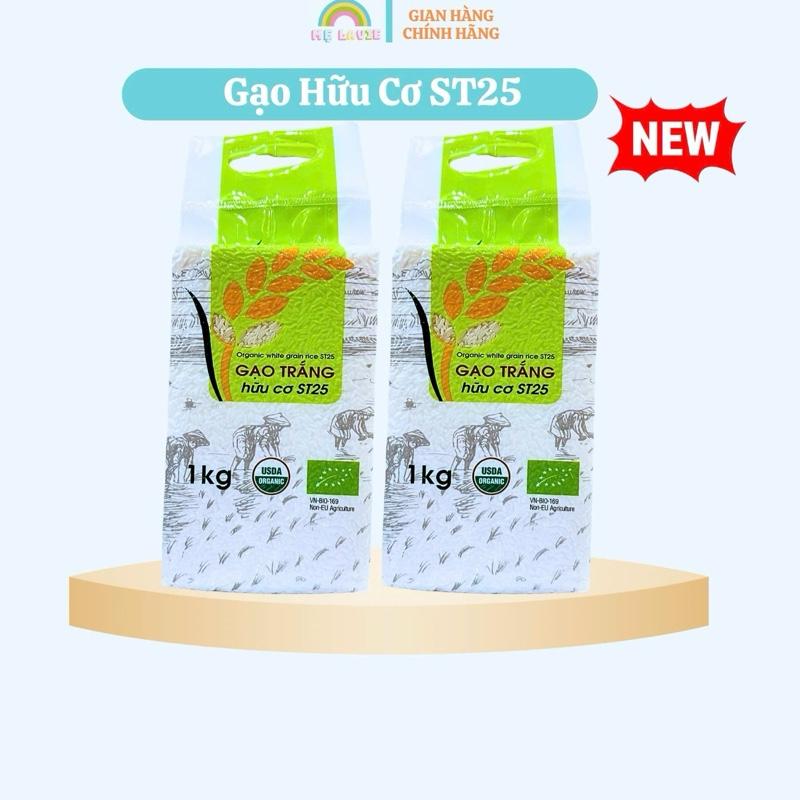 Gạo Hoa Sữa Hữu Cơ ST25 Túi 1kg Cho Bé Ăn Dặm Mẫu Mới Food