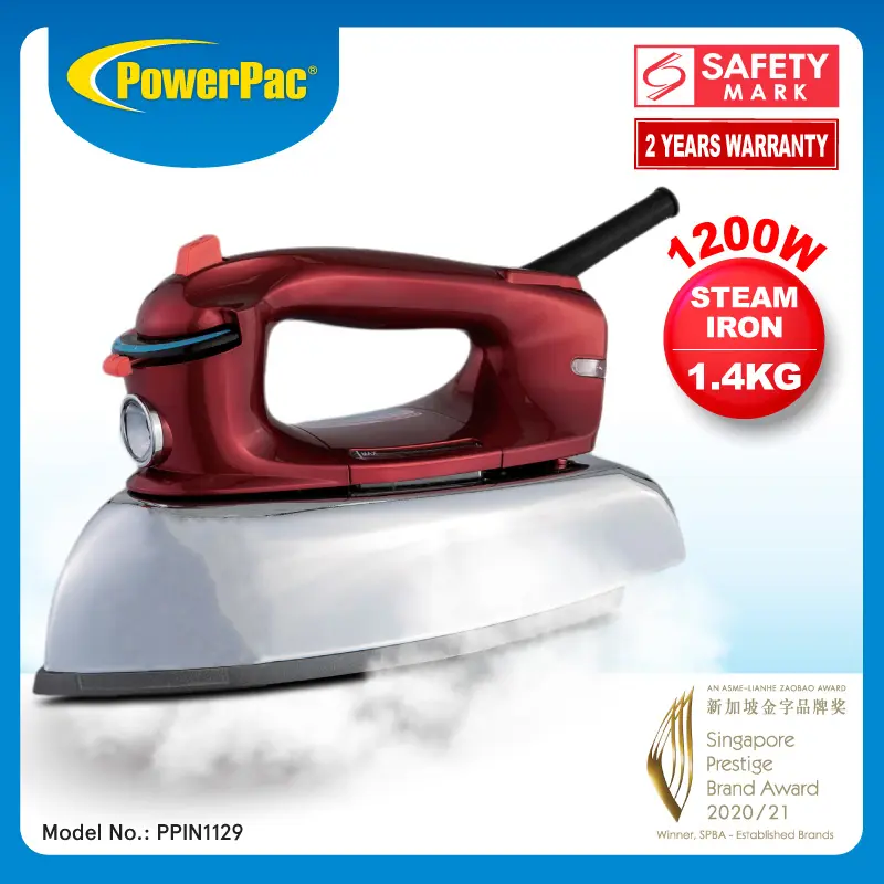 PowerPac Iron 1.4KG HEAVY DUTY STEAM IRON (PPIN1129)