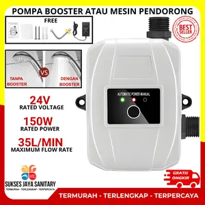Pompa Booster Pendorong 150Watt Air Booster Pump Otomatis 35L/menit Pompa/Mesin Pendorong