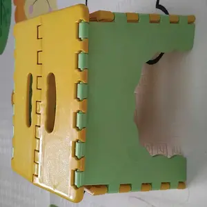 SS1332 Kursi Mini Portable Anak Plastik Tebal Bangku Lipat Praktis