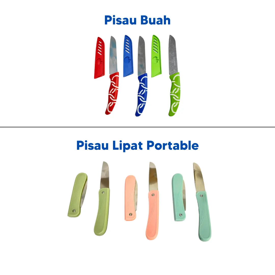 Pisau Buah Pisau Apel Pisau Lipat Portable Pisau Dapur Stainless Steel