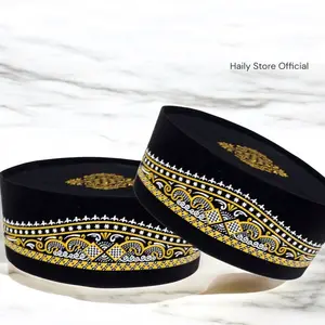 Songkok Batik Catur Keemasan // Peci Songkok Anak dan Dewasa // Songkok Berkualitas