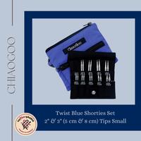 Gambar Jarum Rajut Chiaogoo Twist Blue Shorties 2"&3" (5 cm & 8 cm) Set Small dari Nofiberphobia Kota Surabaya 1 Tokopedia
