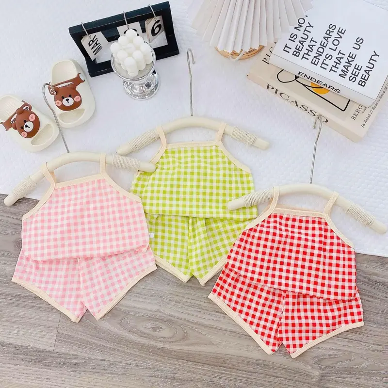 SET 6 Bộ Hai dây cho bé gái hoạ tiết dễ thương, chất thun tăm mát lạnh, co dãn tốt HD04 7