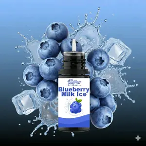 Essence Likuit-30ml Bluebarry Milk Ice Food Grade Dingin Bahan Susu Berkualitas Tinggi Bkn Minuman Susu Sirup untuk Konsumsi