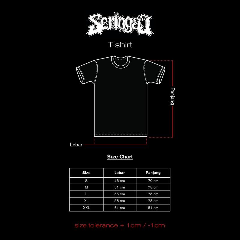 Product Introduction of SERINGAI - SERINGAI X RAISA T-SHIRT - BLACK 0