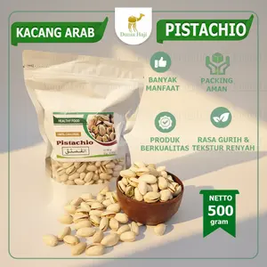 PISTACHIOS Kacang Pistachio Arab Fustuk Murah Oleh Oleh Haji dan Umroh Snacks