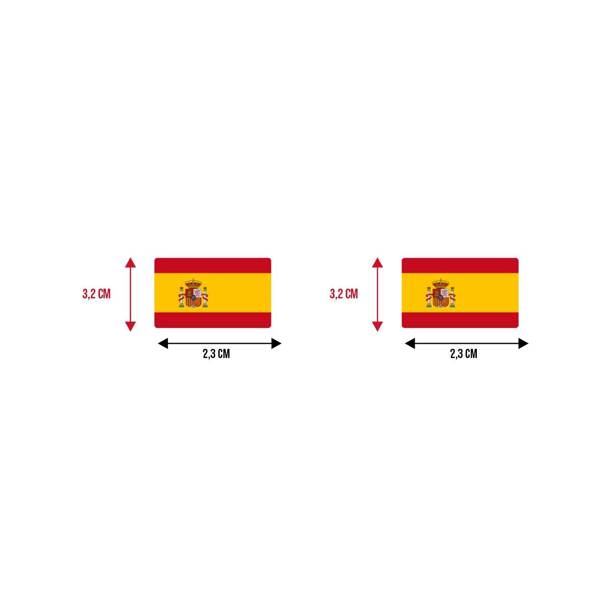 Bandeira Resinada Automotiva Espanha