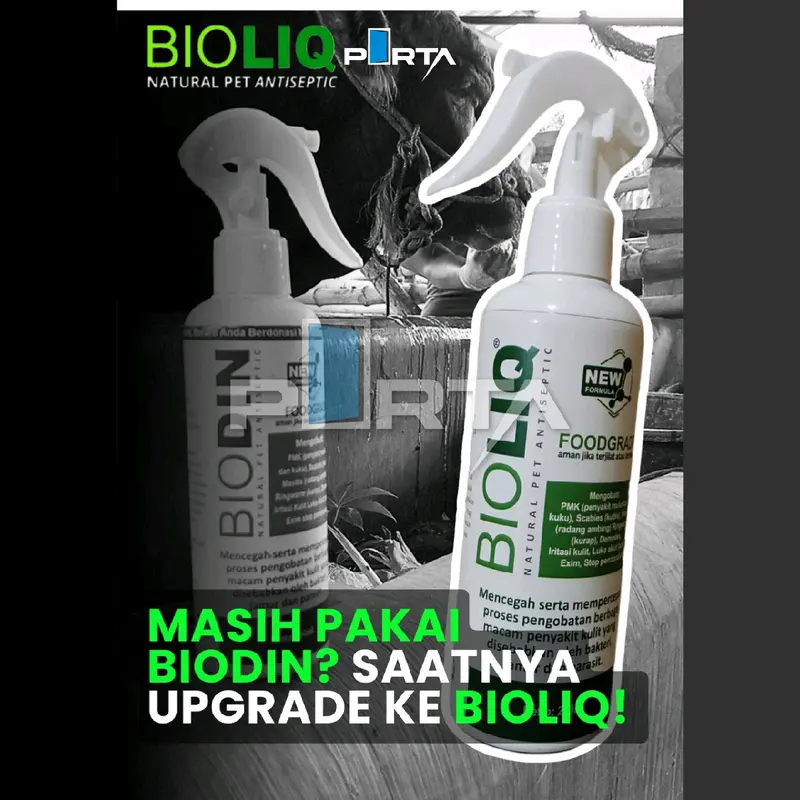 BIOLIQ 250ml OBAT SAPI PMK SAPI GAK MAU MAKAN PENYAKIT MULUT DAN KUKU IRITASI KULIT SCABIES 6