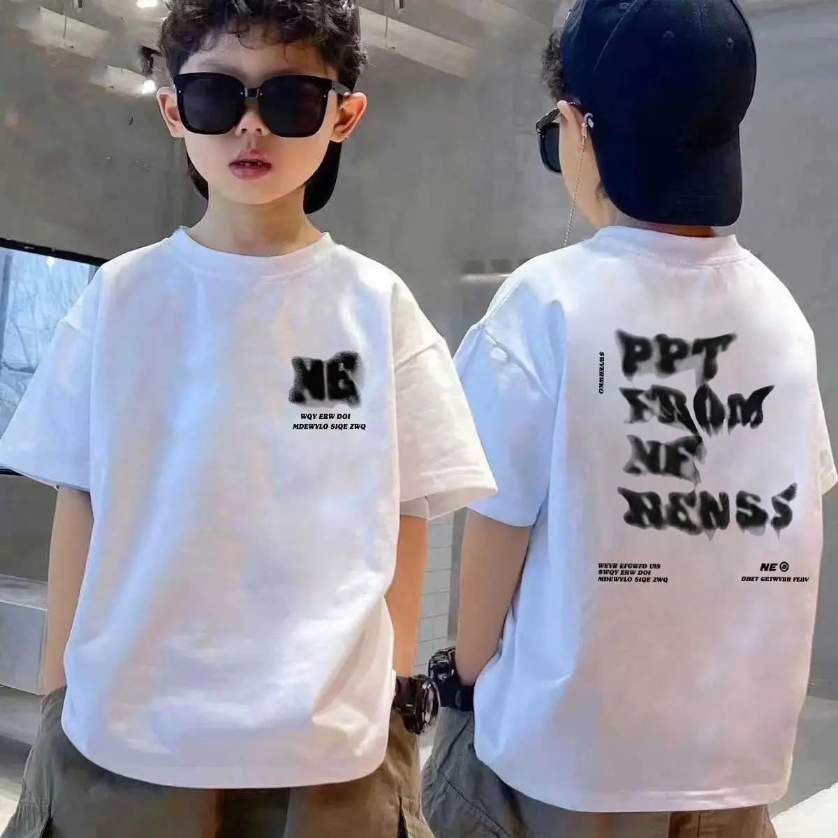 Kaos Baju Tshirt Anak Lengan Pendek 6-13 Tahun cowok Regular Fit - K048
