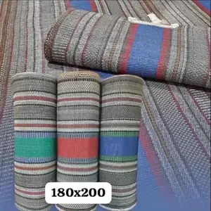 TIKAR LIPAT PIKNIK TENUN OUTDOOR TANPA SAMBUNGAN UKURAN 2X2M