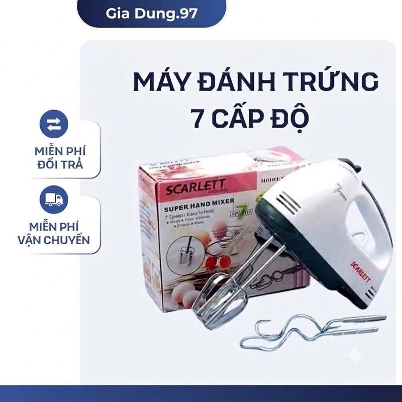 Máy Đánh Trứng Cầm Tay CENTRAL ONEE 7 Tốc Độ - Máy Đánh Trứng Mini Đa Năng -…