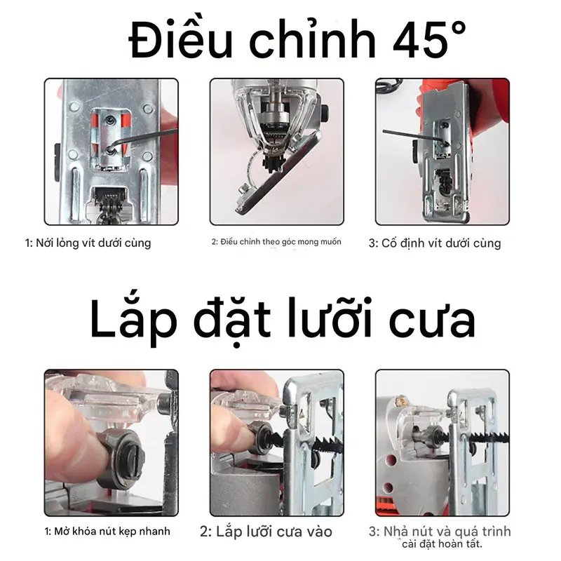 【REAIM】Máy Cưa Lọng Công Nghiệp 600W - Giải Pháp Cắt Gỗ, Nhôm, Nhựa Chuyên Nghiệp | Công Suất Mạnh Mẽ, Tốc Độ Điều Chỉnh 0-3000 Vòng/Phút, Hệ Thống Giảm Rung Độc Quyền, An Toàn Tuyệt Đối Cho Mọi Công Trình 8