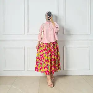 SS SAFANA SET ROK FLORALL