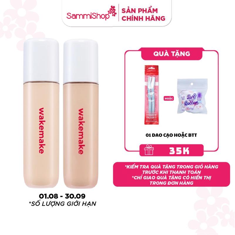 Wakemake Kem nền Spatula Conceal BB 20ml