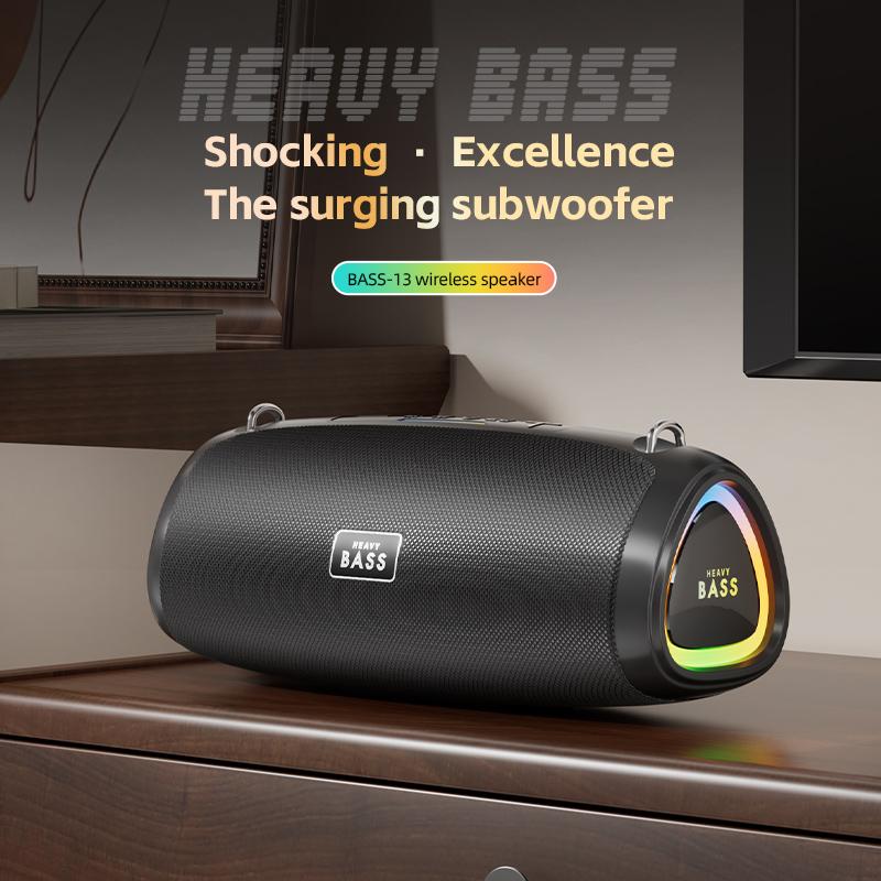  Loa bluetooth Heavy Bass 13 chính hãng loa cầm tay di động âm bass mạnh 