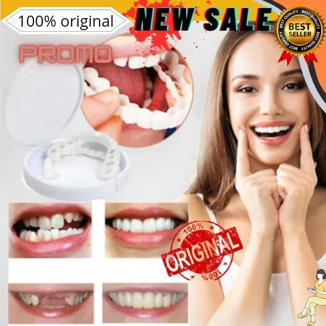 1 Set Veneer Gigi Palsu Pemutih toothpaste dan Kesehatan Gusi Combo Bundle Siang&Malam pemutih whitening toothpaste  Memutihkan Gigi Kuning