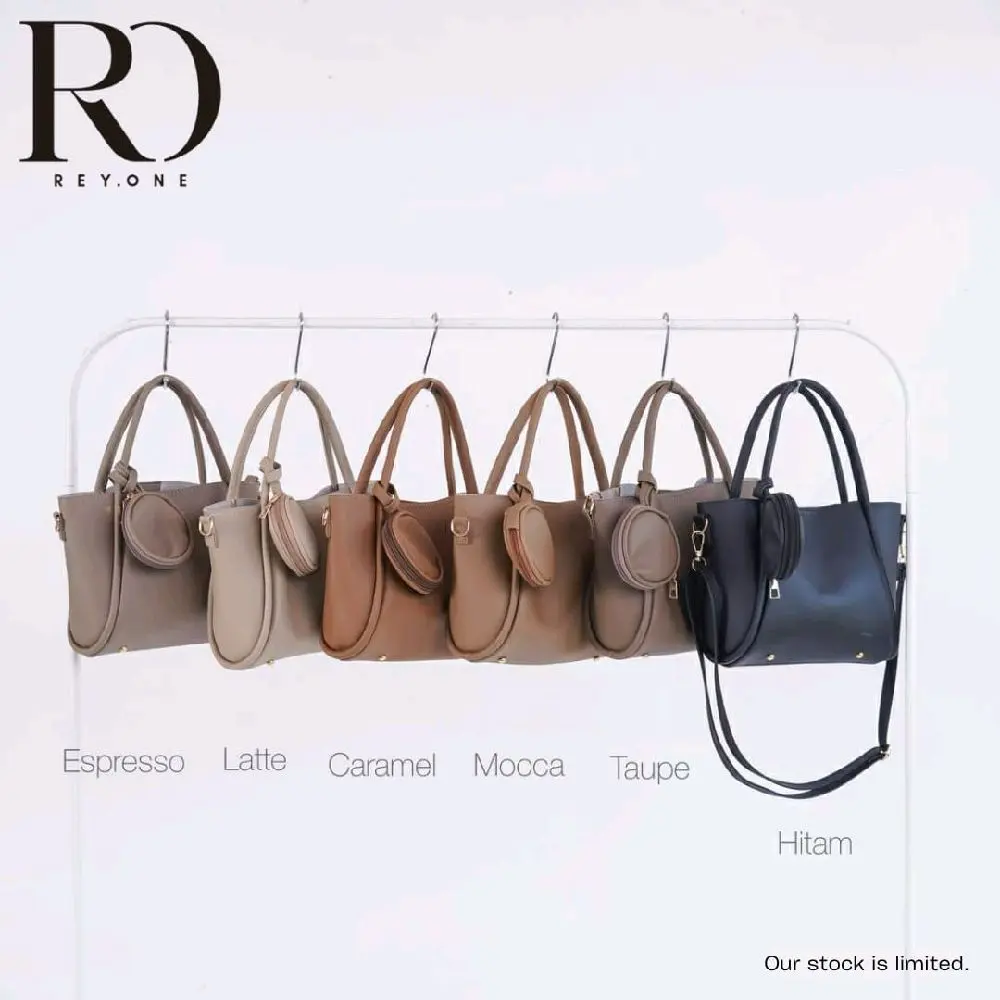 Tas Import Wanita Model Selempang dengan Dompet Koin Gratis - Bahan Sintetis - Ukuran 22x9x18 - Tersedia dalam 6 Warna - Kulit
