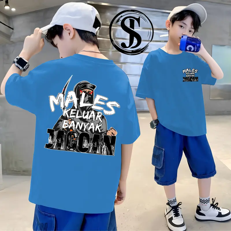 BAJU ANAK LAKI LAKI SIZE M,L,XL,XXL ATASAN ANAK PAKAIAN ANAK DISTRO KAOS ANAK PREMIUM BAJU ANAK ANAK TERLARIS ATASAN ANAK USIA 3-15 TAHUN MAL*S K*LUAR BANYAK JAG*AN STORE JUNIOR 2