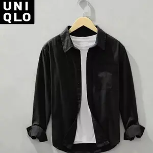 Kemeja uniQ Lengan Panjang Polos Slim Fit//Kemeja Polos Pria Premium
