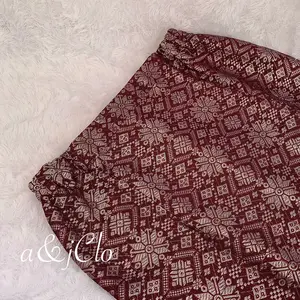 Rok Songket Span Bawahan Kebaya Siap Pakai - Wanita Instan Tenun Wisuda Motif