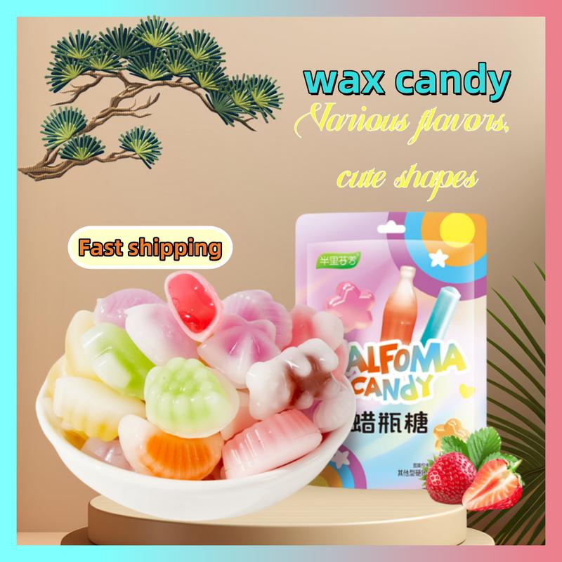 HALFOMA permen botol lilin Candy Permen Karet Meledak wax candy - Shop ...