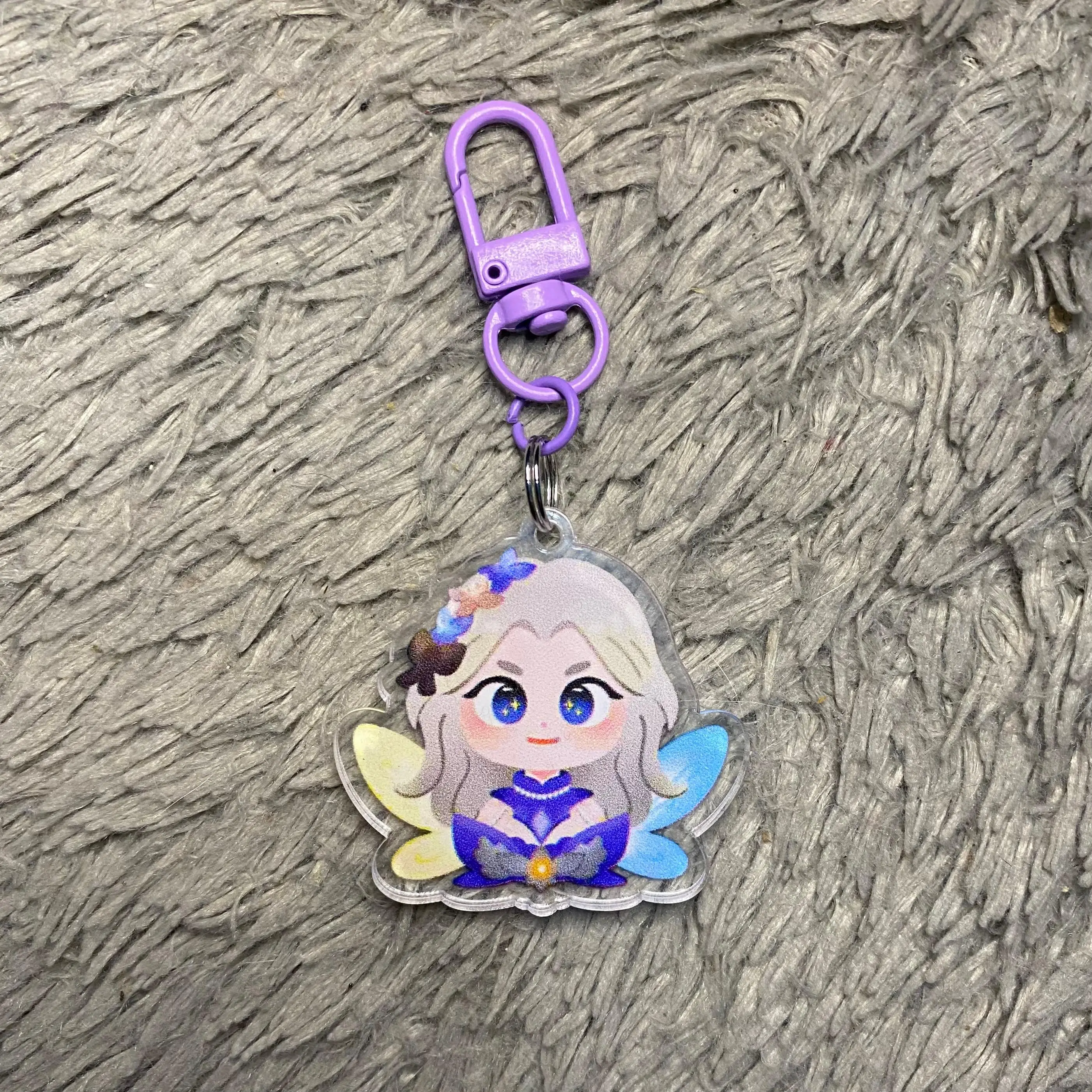 Gantungan Kunci Mobile Legends Lunox Butterfly Seraphim - Keychain keychain volleyball