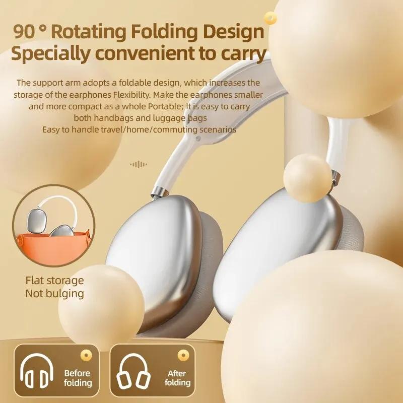 Bluetooth Headphones With Micphone Noise Cancelling Headsets Stereo Sound Earbuds Sports Gaming Earphone Supports TF 1