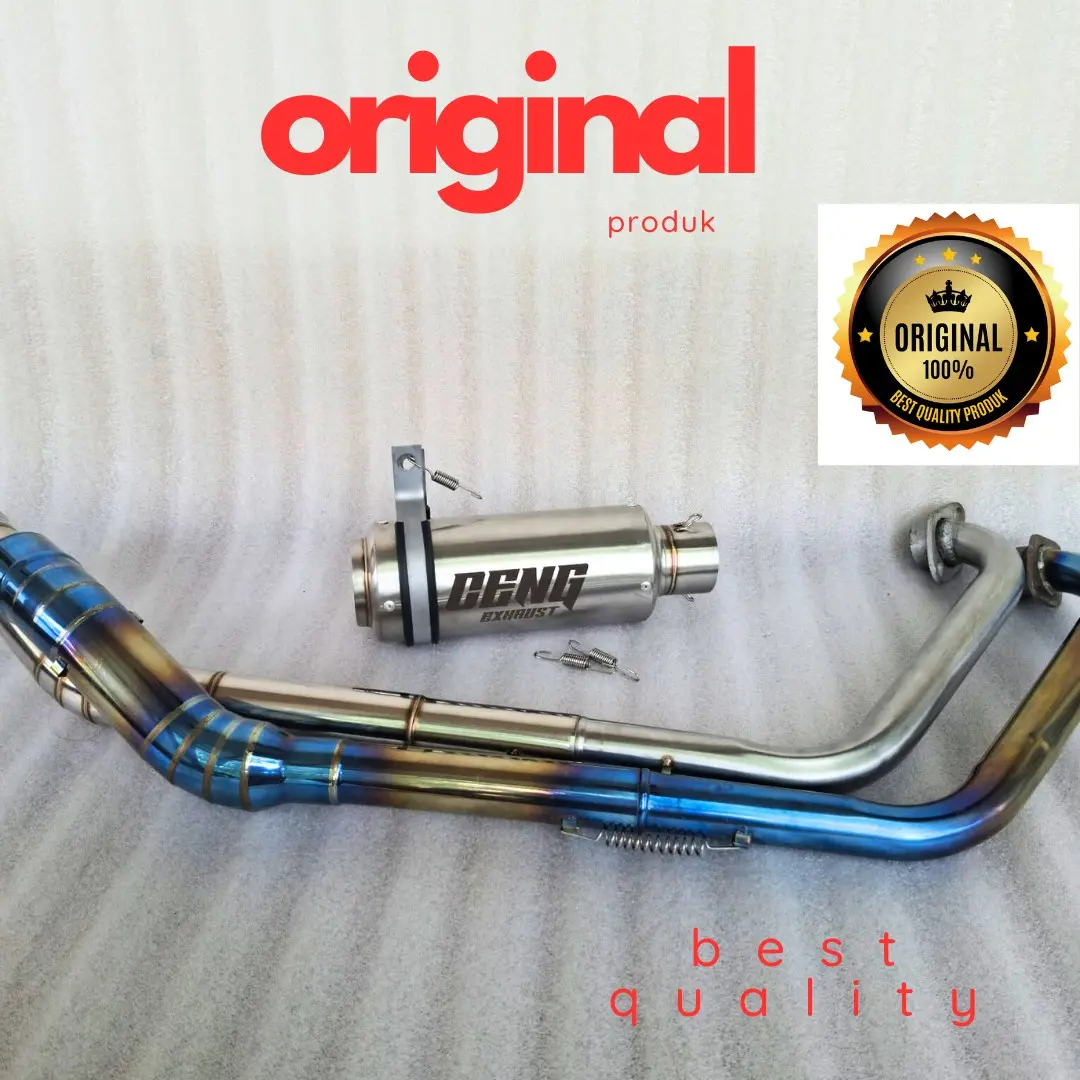 Knalpot Racing Ceng Tipe Suara Gahar untuk Motor Vixion, Satria, Jupiter MX, Supra GTR, Tiger, CB150R, Megapro, dan lainnya - Motorcycle