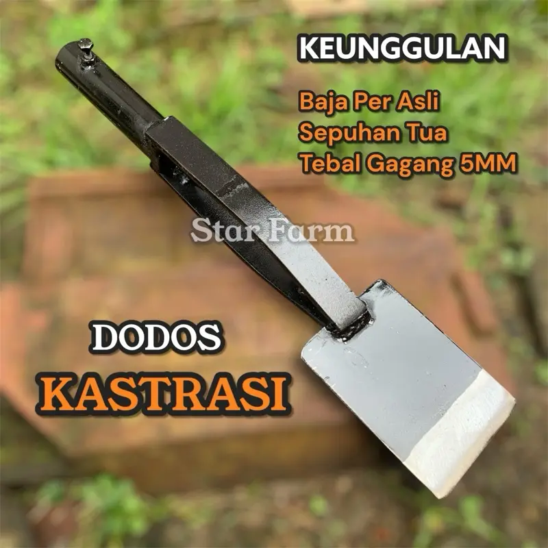Dodos KASTRASI Pembuang Bunga Sawit Tanpa Asah SIAP PAKAI