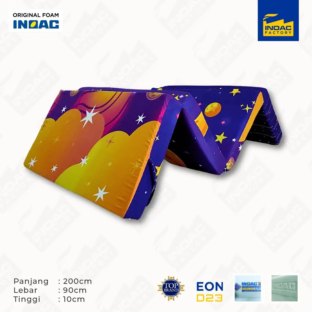 Kasur Lipat Busa Inoac 200x90x10 Eon D23