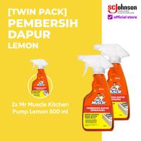 Gambar (TWIN PACK) MR MUSCLE KITCHEN PUMP 500ml - Lemon 500ml dari SC Johnson & Son Indonesia Kab. Tangerang 2 Tokopedia