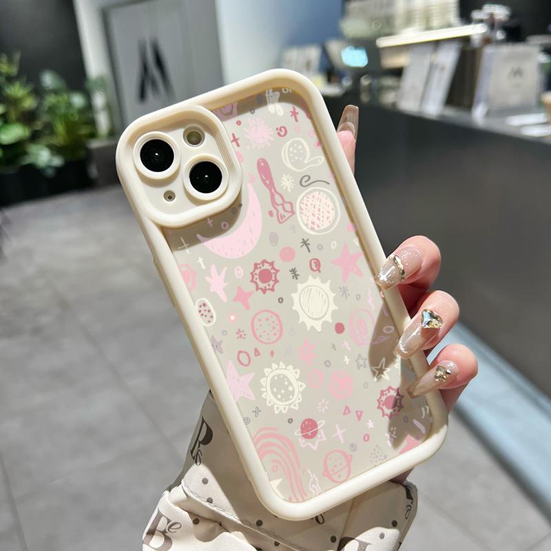 Casing Hp Untuk VIVO Y66 Y67 V5 V5s V5 Lite Case Hp Pola bintang kartun Cesing Silikon lembut Casing ponsel Anti guncangan Kasing pelindung lensa Kesing Softcase 3