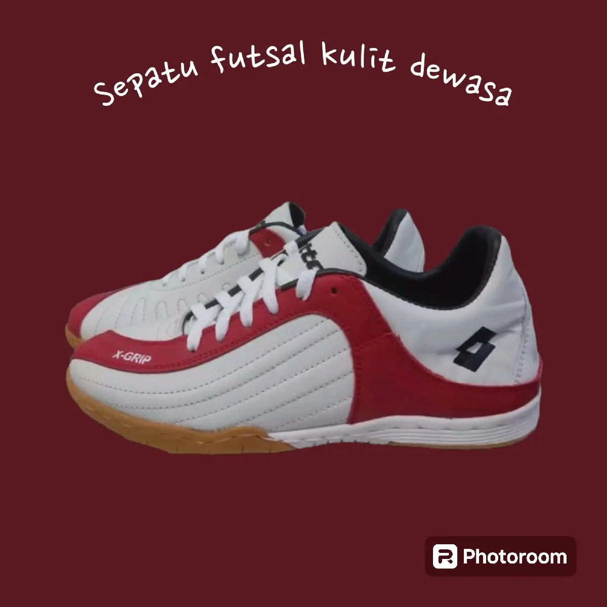 Sepatu Futsal Kulit Pria Dewasa (Dijahit)