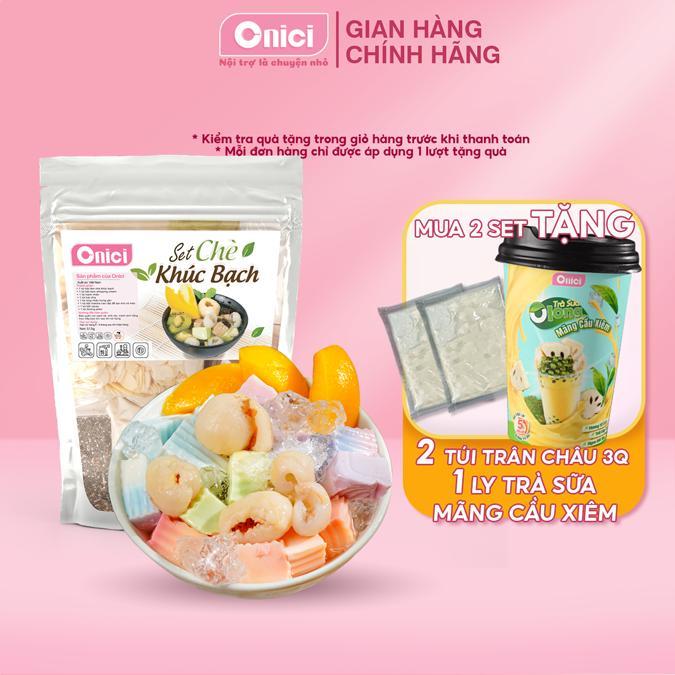 Chè khúc bạch set nguyên liệu nấu 20 chén Bếp Của Mẹ ONICI - set chè khúc bạch tự nấu