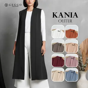GEGGO BASIC - KANIA Outer Kutung tanpa Lengan Nyaman Di Gunakan Luaran Atasan Wanita