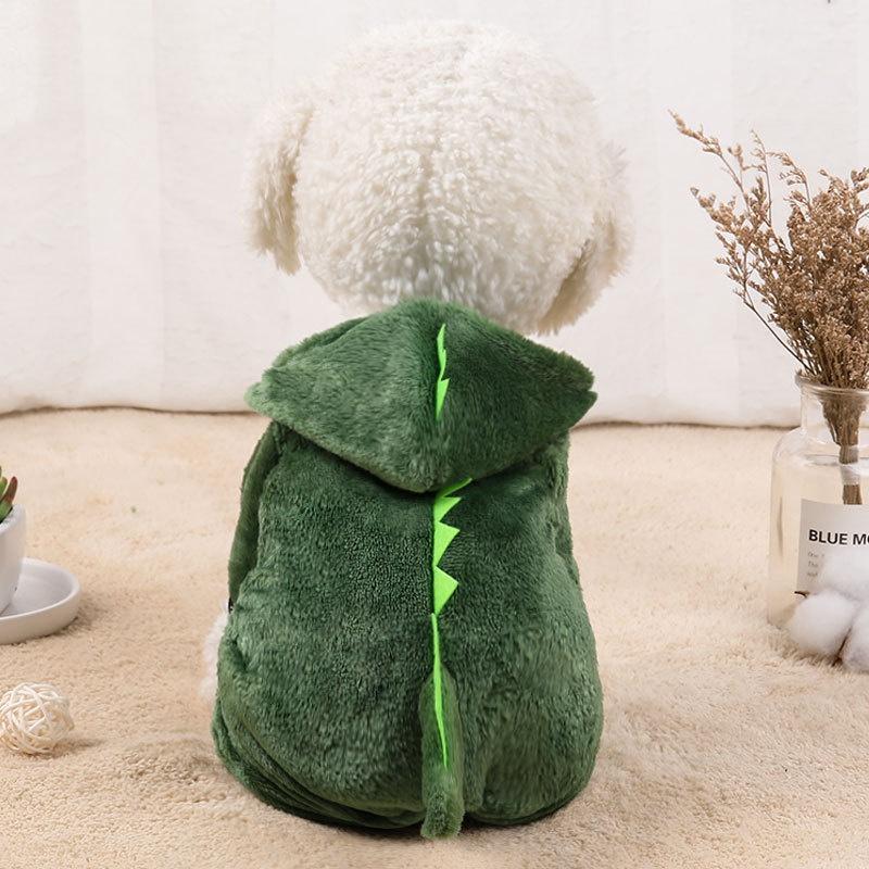 Product Introduction of Small and medium-sized cats and dogs clothes cat clothing four-legged cotton clothes cartoon transformation clothes 5