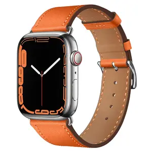 [iWatch]Leather Strap for RuniWatch S10 Pro, Ultra 3 & Apple Watch Series 11 10 9 8 7 6 5 4 SE 3 2 1 38mm 40mm 41mm 42mm 44mm 45mm 46mm 49mm
