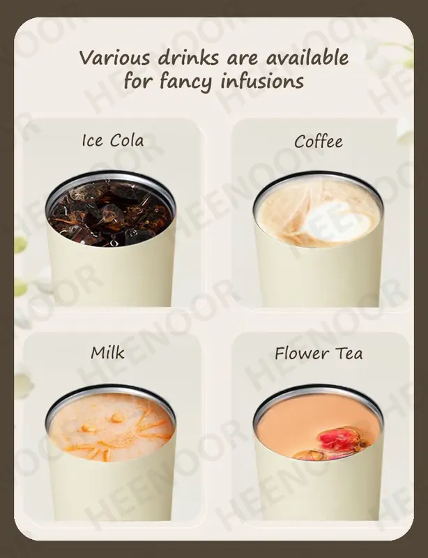 Heenoor Tumbler Termos Teh & Coffee Natal/X-Mas/Christmass/Pop Mart The Monsters Labubu Limited Edition Lily of the Valley Aesthetic Hot&Cold 550ML Stainless Steel SUS 316 | HN-2012/2038/8159/8157 4