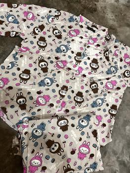 Product Review of OneSet Kemeja Celana Setelan Baju Dan Celana panjang Kulot Rayon Motif One Set Wanita from a**0 2