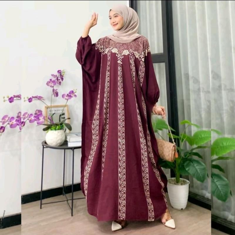 Product Introduction of Kaftan jumbo dendana ld 180cm rayon premium lengan panjang 16