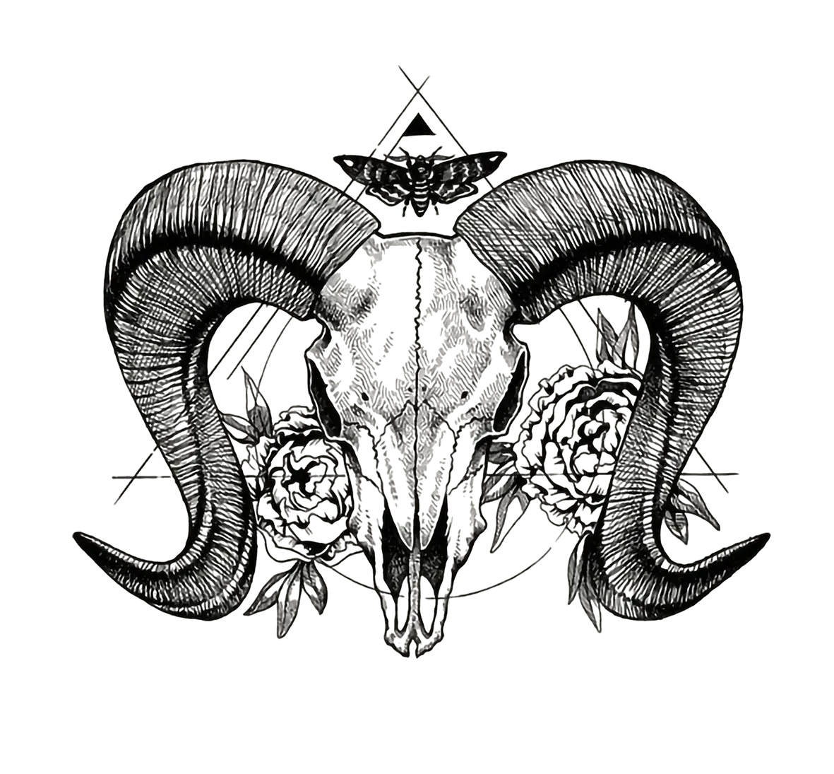 [INKNIGHT] 【DARK 1】sigil satanis demon Tato Temporer/Tattoo Temporary/Temporary Tattoo ANTI AIR BERKUALITAS IMPORT ECER Tubuh Aksesoris